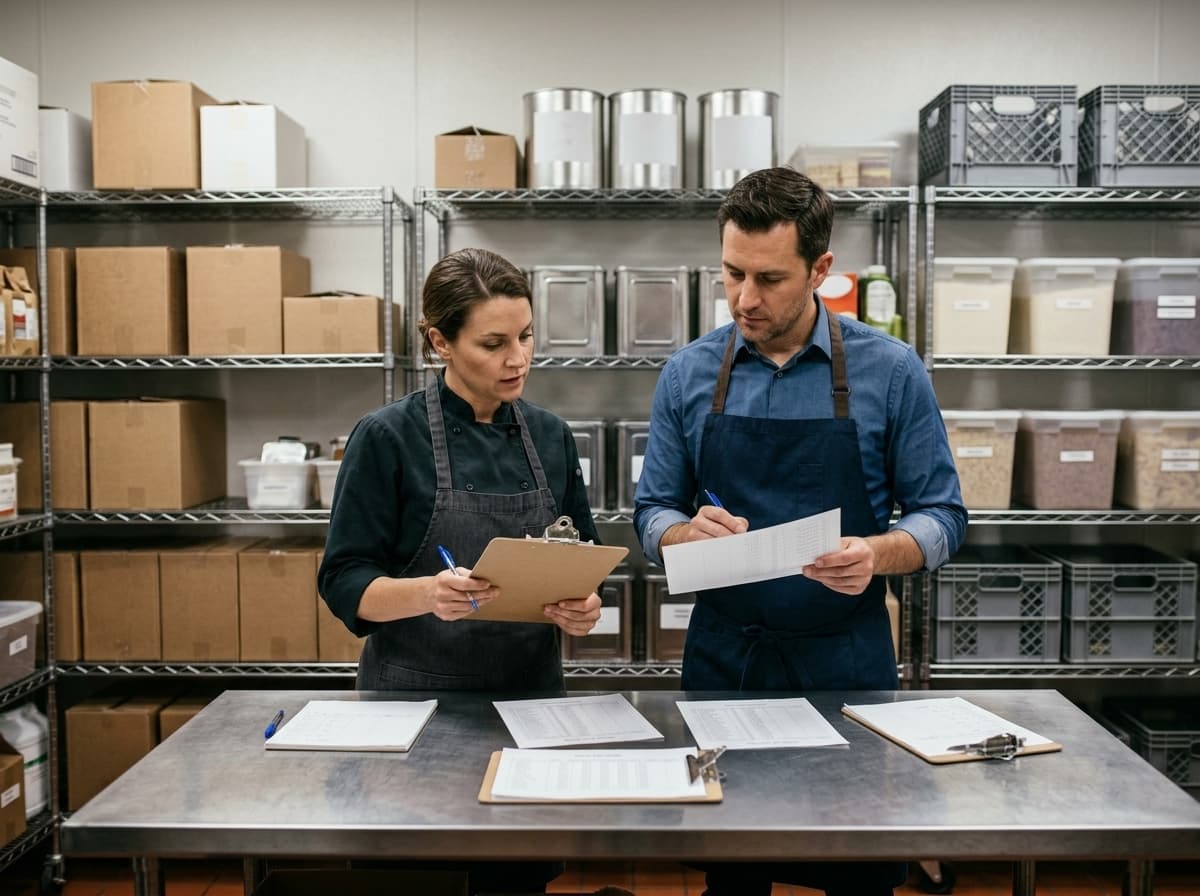 Managing restaurant inventory with real-time analytics and control